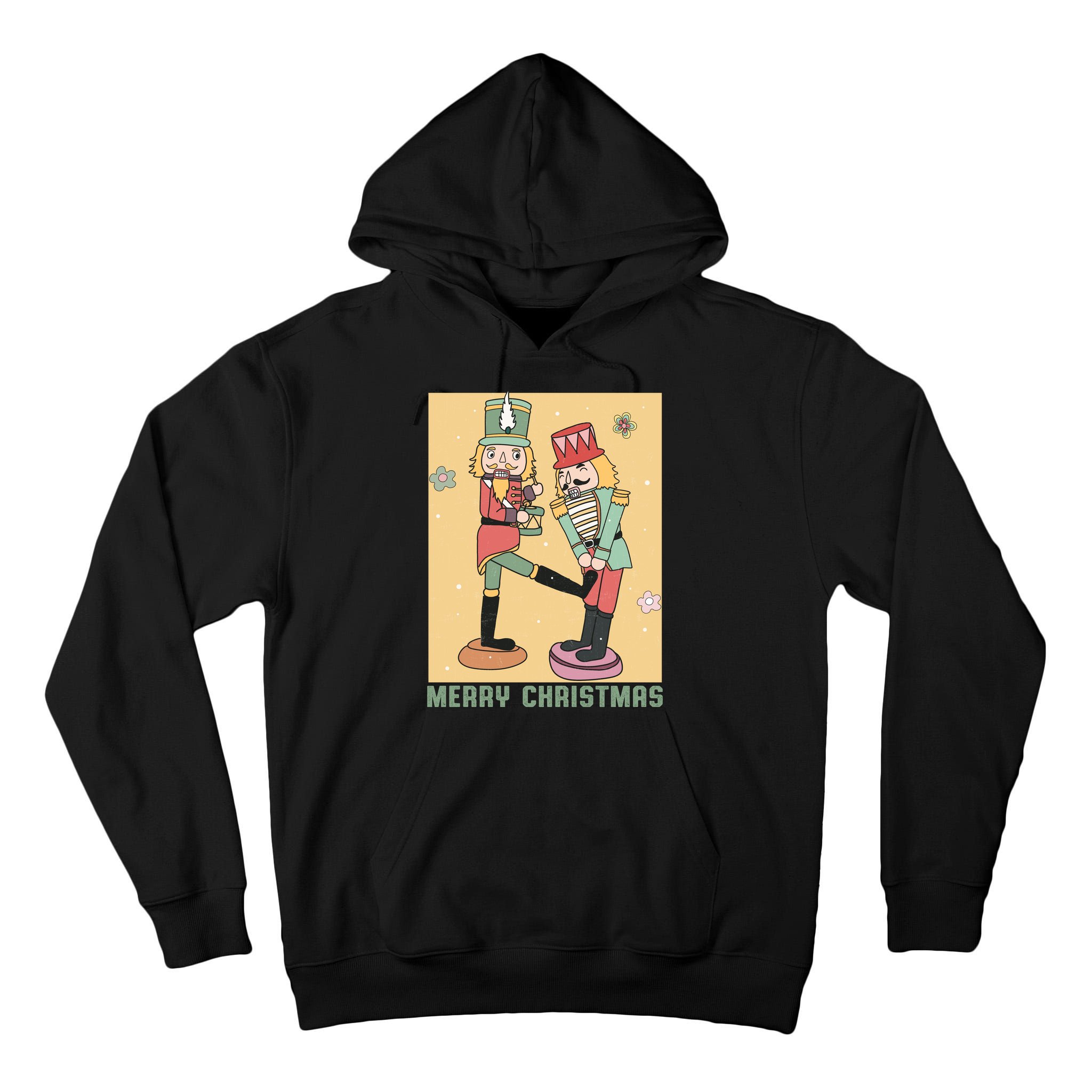 Funny Merry Christmas Nut Cracker Getting Nut Cracked Tall Hoodie