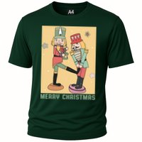 Funny Merry Christmas Nut Cracker Getting Nut Cracked Performance Shirt