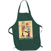 Funny Merry Christmas Nut Cracker Getting Nut Cracked Apron