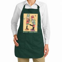 Funny Merry Christmas Nut Cracker Getting Nut Cracked Apron