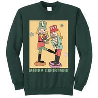 Funny Merry Christmas Nut Cracker Getting Nut Cracked Sweatshirt