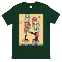 Funny Merry Christmas Nut Cracker Getting Nut Cracked T-Shirt