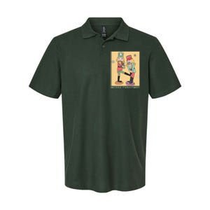 Funny Merry Christmas Nut Cracker Getting Nut Cracked Softstyle Adult Sport Polo