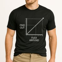 Funny Math Chart Joke Don't Mess Discover! Performance Shirt