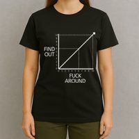 Funny Math Chart Joke Don't Mess Discover! T-Shirt