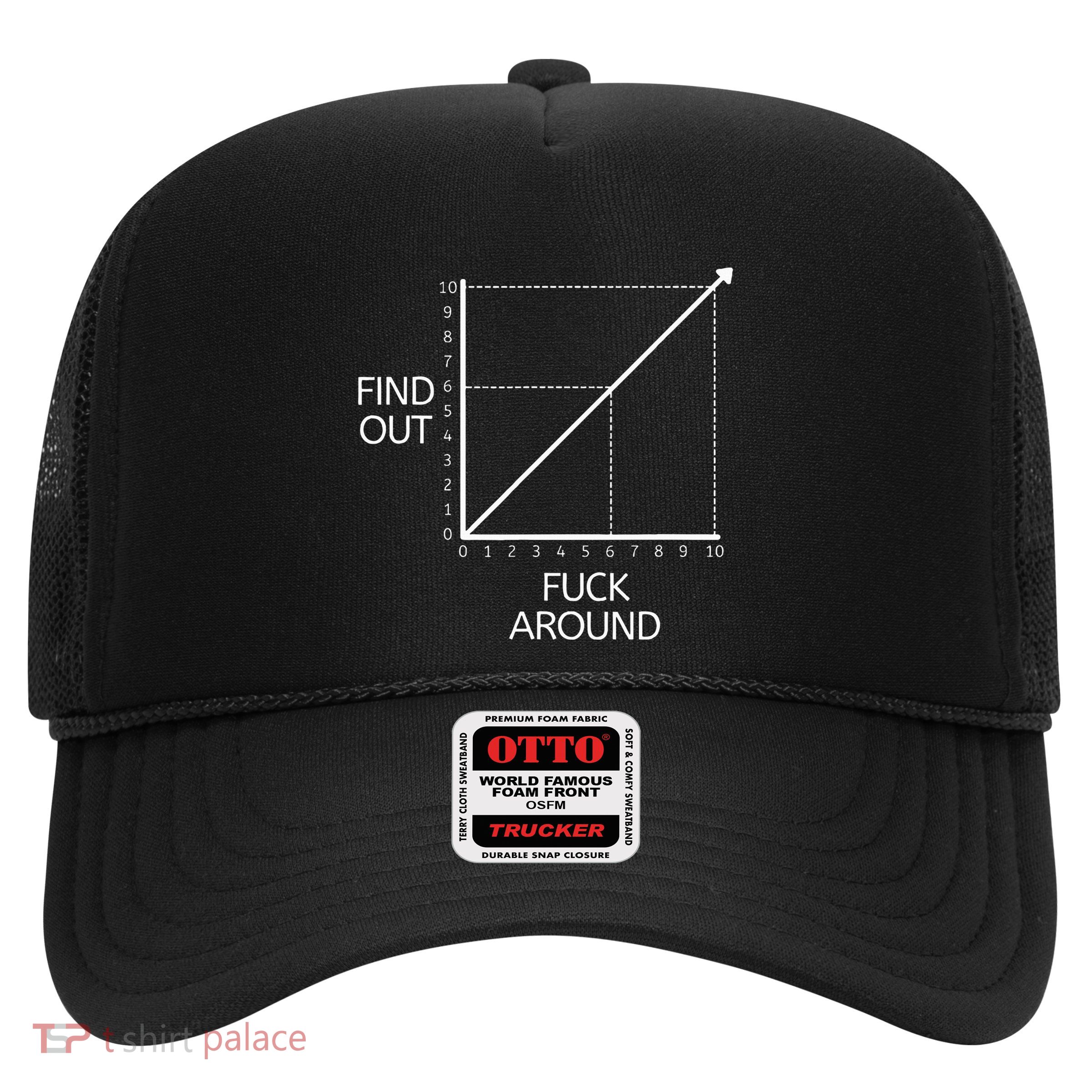 Funny Math Chart Joke Don't Mess Discover! Trucker Hat