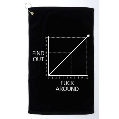 Funny Math Chart Joke Don't Mess Discover! Golf Towel