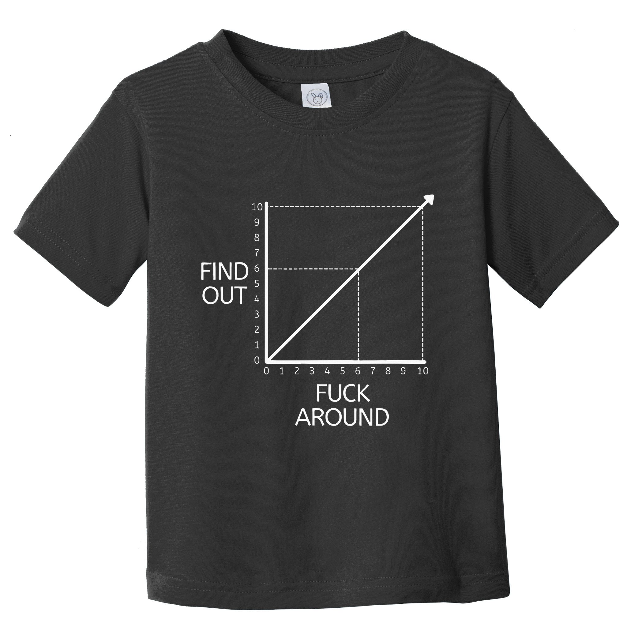 Funny Math Chart Joke Don't Mess Discover! Toddler T-Shirt