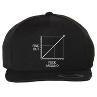 Funny Math Chart Joke Don't Mess Discover! Wool Snapback Cap