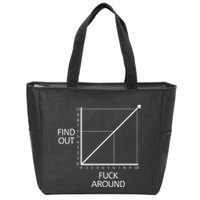 Funny Math Chart Joke Don't Mess Discover! Zip Tote Bag