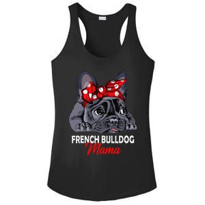 Frenchie Mama Cute French Bulldog Dog Mom Funny Womens Gift Ladies PosiCharge Competitor Racerback Tank