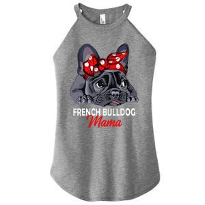 Frenchie Mama Cute French Bulldog Dog Mom Funny Womens Gift Women's Perfect Tri Rocker Tank