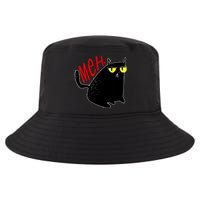 Funny Meh. Cat Meme For Cat Lovers Cool Comfort Performance Bucket Hat