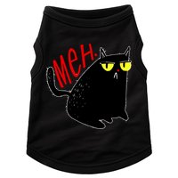 Funny Meh. Cat Meme For Cat Lovers Doggie Tank