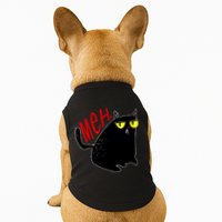 Funny Meh. Cat Meme For Cat Lovers Doggie Tank