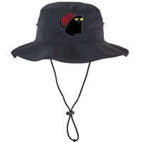 Funny Meh. Cat Meme For Cat Lovers Bucket Hat