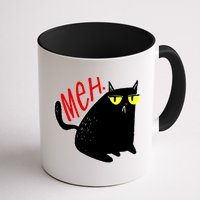 Funny Meh. Cat Meme For Cat Lovers Mug