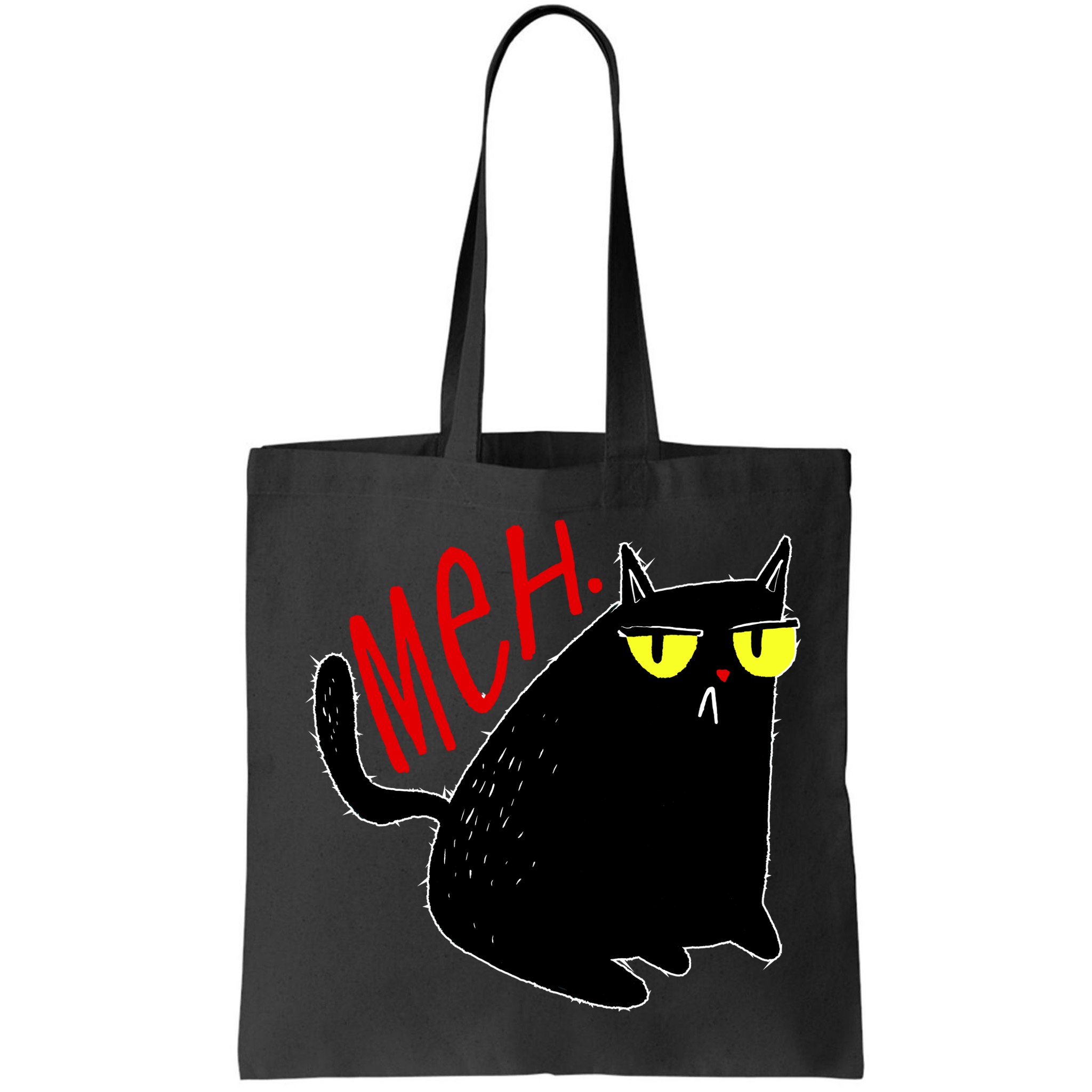Funny Meh. Cat Meme For Cat Lovers Bag