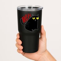 Funny Meh. Cat Meme For Cat Lovers Tumbler