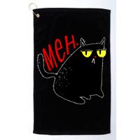 Funny Meh. Cat Meme For Cat Lovers Golf Towel