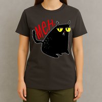 Funny Meh. Cat Meme For Cat Lovers T-Shirt