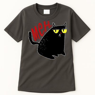 Funny Meh. Cat Meme For Cat Lovers Tall T-Shirt