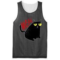 Funny Meh. Cat Meme For Cat Lovers Mesh Reversible Basketball Jersey Tank
