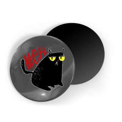 Funny Meh. Cat Meme For Cat Lovers Magnet
