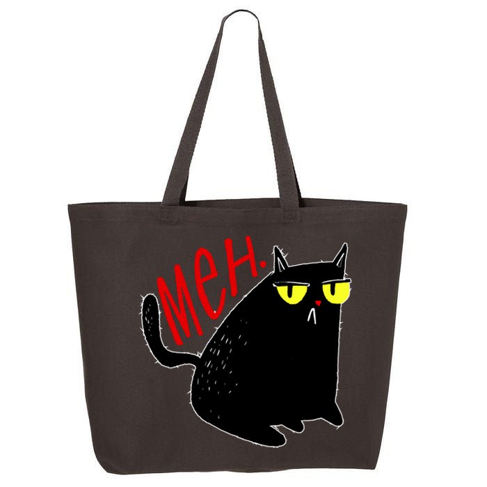 Funny Meh. Cat Meme For Cat Lovers 25L Jumbo Tote