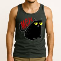 Funny Meh. Cat Meme For Cat Lovers Tank Top