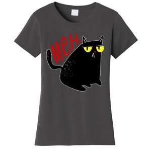 Funny Meh. Cat Meme For Cat Lovers Women's T-Shirt