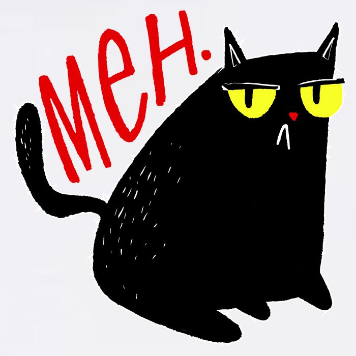 Funny Meh. Cat Meme For Cat Lovers Garment-Dyed Sweatshirt