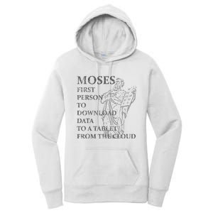 Funny Moses Christian Praise Commandments Humor Women's Pullover Hoodie