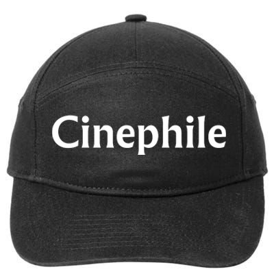 Funny Movie Cinephile 7-Panel Snapback Hat