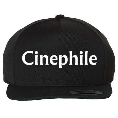 Funny Movie Cinephile Wool Snapback Cap