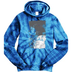 Full Moon Crow Gloomy Forest Costume Awesome Halloween Gift Tie Dye Hoodie