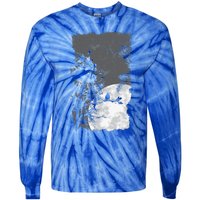 Full Moon Crow Gloomy Forest Costume Awesome Halloween Gift Tie-Dye Long Sleeve Shirt