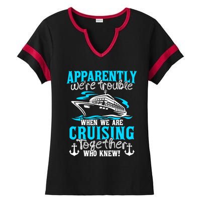 Family Matching Cruise Vacation Cruising Cruise Family Ladies Halftime Notch Neck Tee