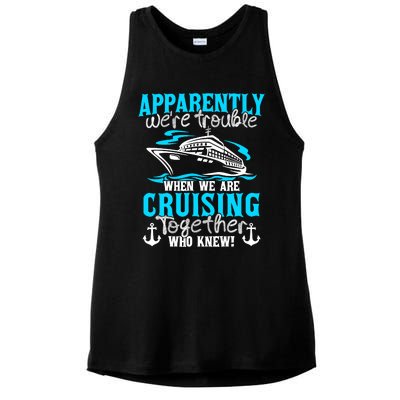 Family Matching Cruise Vacation Cruising Cruise Family Ladies PosiCharge Tri-Blend Wicking Tank