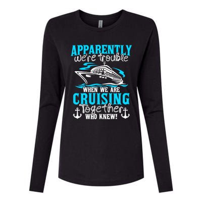 Family Matching Cruise Vacation Cruising Cruise Family Womens Cotton Relaxed Long Sleeve T-Shirt