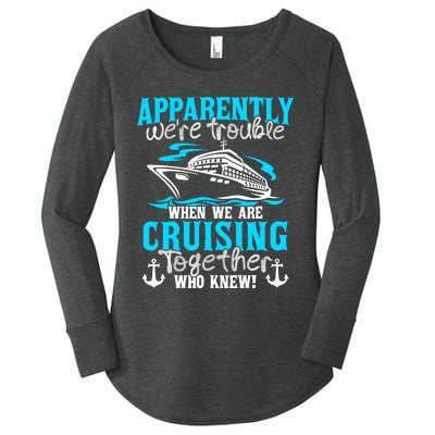 Family Matching Cruise Vacation Cruising Cruise Family Women's Perfect Tri Tunic Long Sleeve Shirt