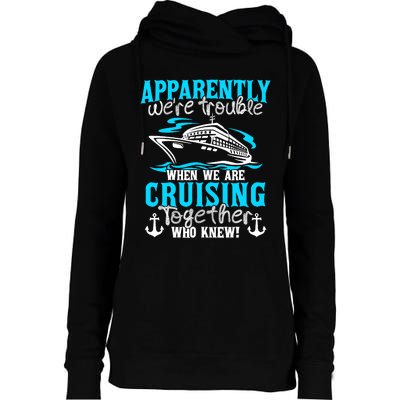 Family Matching Cruise Vacation Cruising Cruise Family Womens Funnel Neck Pullover Hood