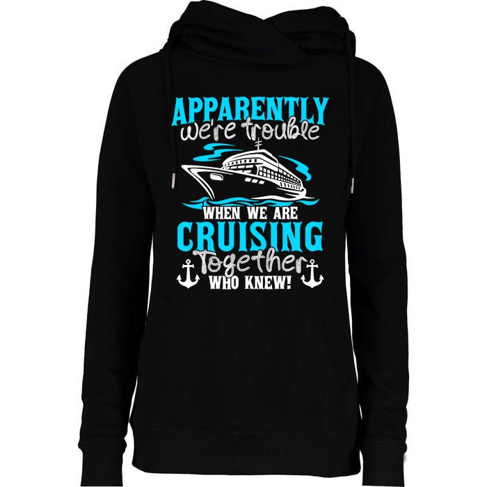 Family Matching Cruise Vacation Cruising Cruise Family Womens Funnel Neck Pullover Hood