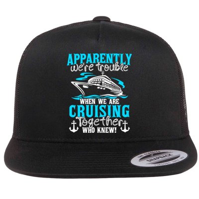 Family Matching Cruise Vacation Cruising Cruise Family Flat Bill Trucker Hat