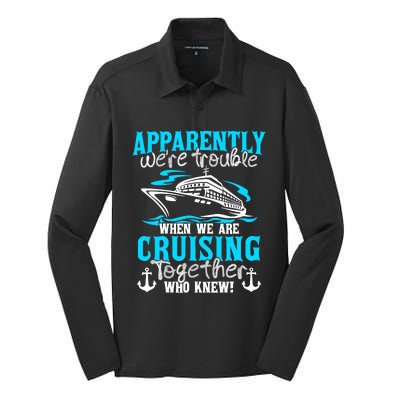 Family Matching Cruise Vacation Cruising Cruise Family Silk Touch Performance Long Sleeve Polo