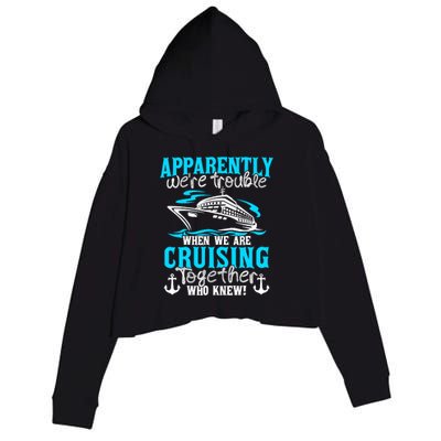 Family Matching Cruise Vacation Cruising Cruise Family Crop Fleece Hoodie