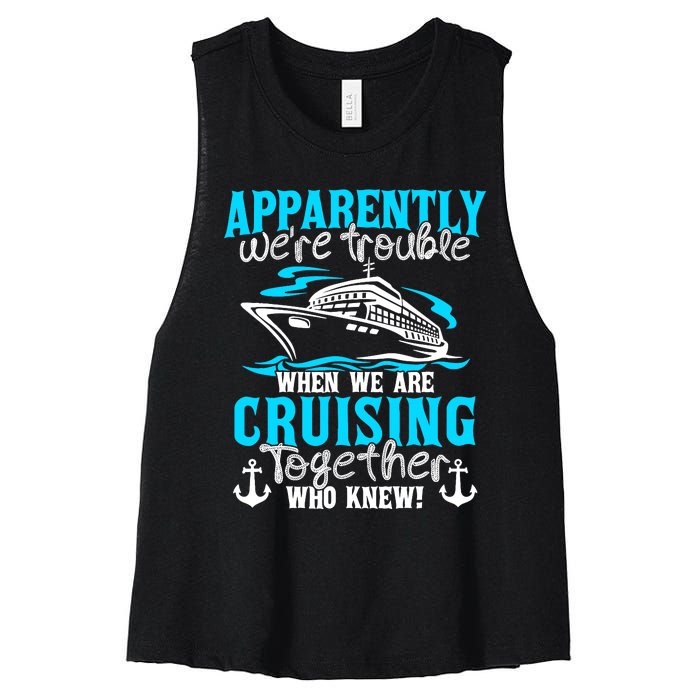 Family Matching Cruise Vacation Cruising Cruise Family Women's Racerback Cropped Tank