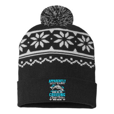 Family Matching Cruise Vacation Cruising Cruise Family USA-Made Snowflake Beanie