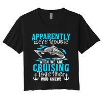 Family Matching Cruise Vacation Cruising Cruise Family Women's Crop Top Tee