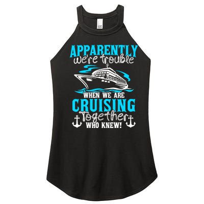 Family Matching Cruise Vacation Cruising Cruise Family Women's Perfect Tri Rocker Tank